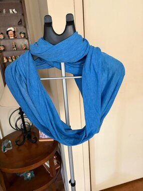Gap 2012 Spacedye infinity bright blue scarf